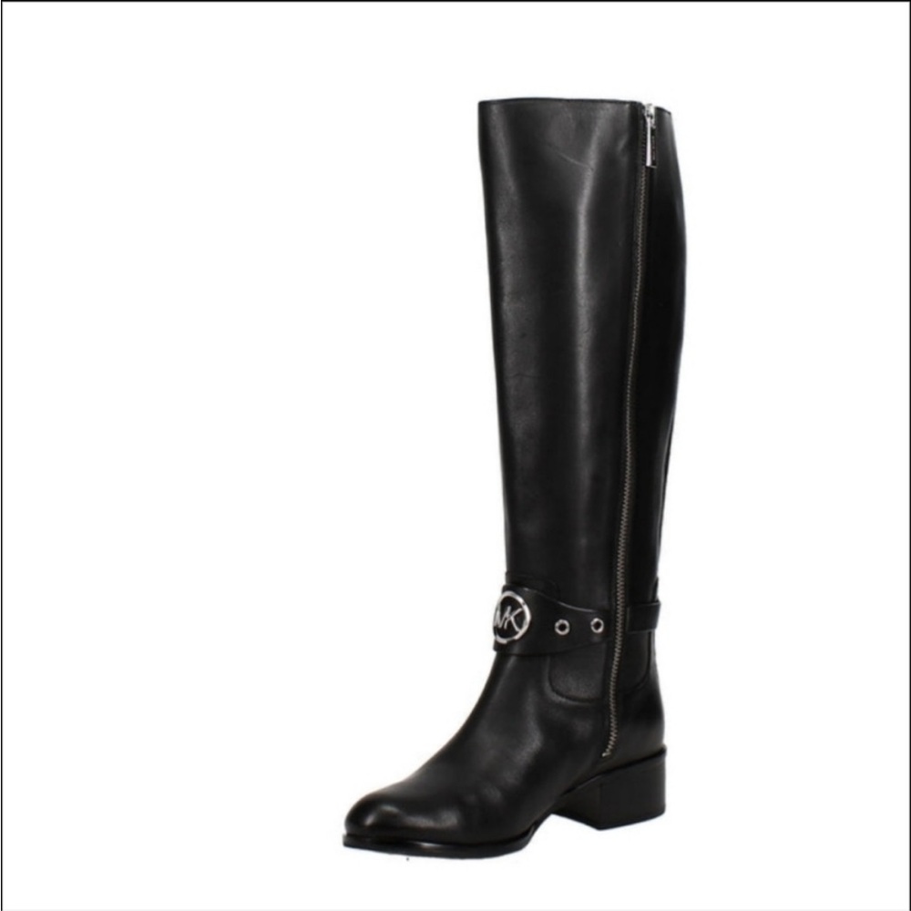 Michael Kors Heather Black Leather
Riding Boots
